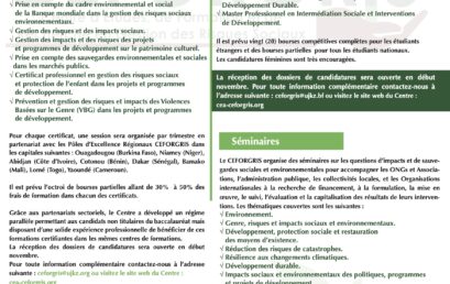 Les offres de formation au CEA-CEFORGRIS