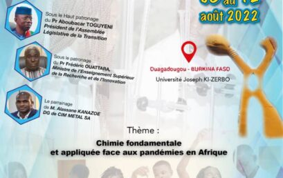 Ouverture des XXIIème Journées Scientifiques Annuelles de la SOACHIM : les chimistes « en ordre de bataille » contre les pandémies en Afrique