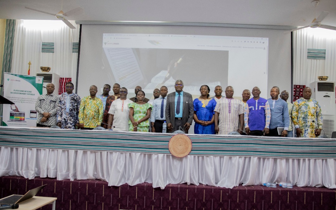 Lancement à l’Université Joseph KI-ZERBO des nouveaux modules de gestion du LMD et des volumes horaires de la plateforme intégrée Campusfaso : « un label, celui du consommons burkinabè ».