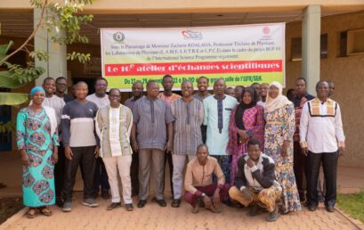 10e édition de l’atelier d’échanges scientifiques (27 au 29 décembre 2022 ) du projet BUF 01 de l’International Science Program (ISP)