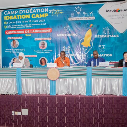 Entreprenariat : Lancement de la 3ème édition du camp d’idéation de l’Incubateur Digital Incub@uo de l’Université Joseph KI-ZERBO