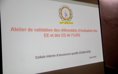 CIAQ : Atelier de validation des référentiels d’évaluation des UFR, Instituts et Ecoles doctorales de l’Université Joseph KI-ZERBO.