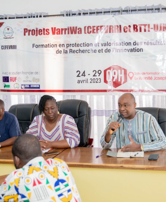 Atelier de formation des doctorants, chercheurs, enseignants chercheurs, inventeurs, innovateurs, entrepreneurs, en valorisation des résultats de recherche et d’innovation