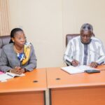Carnet d’audience : le Président de l’université a reçu la Directrice générale de ECOBANK-Burkina