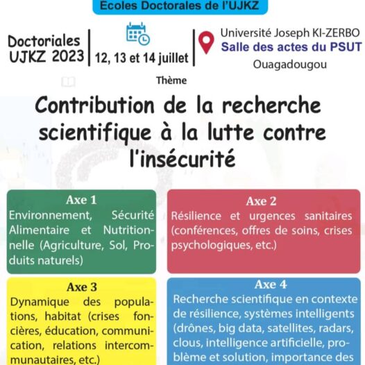 Doctoriales UJKZ 2023
