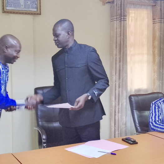 Passation de charges DEPS/UJKZ : Dr Salifou ROUAMBA officiellement installé
