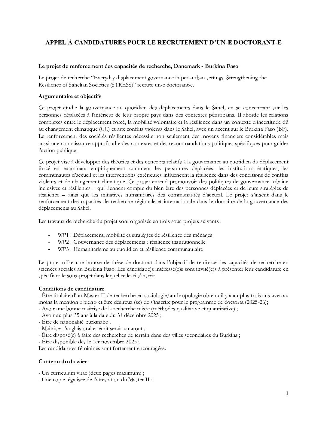 Appel à candidatures-bourse doctorale _programme de recherche STRESS[1].docx_LV