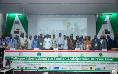 Colloque international sur  l’action anticipatoire au Burkina Faso: LAGE/UJKZ  fédère les acteurs autour des aléas climatiques